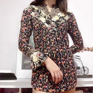 Free people boho floral tunic